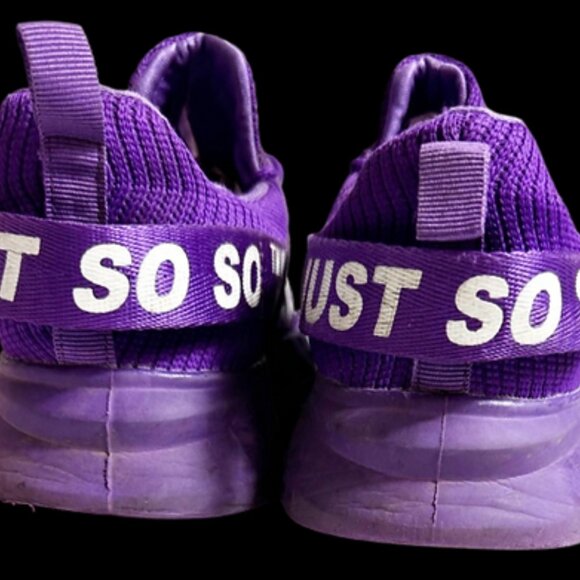 Womens SZ 11 Just So JointlyCreating Purple Running Shoes Sneakers - Picture 4 of 7